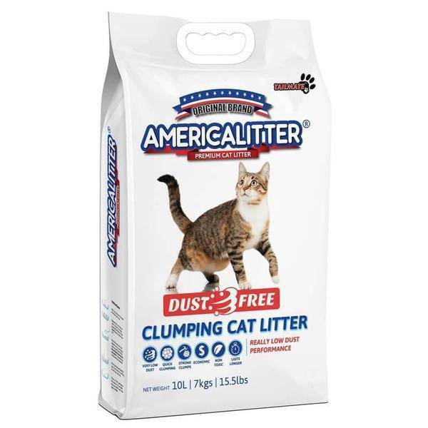 America Litter dust free 10L/7KG - Unscented - Whiskers Nation