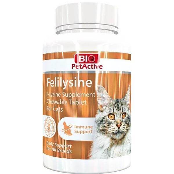 BIO - FeliLysine | L - Lysine Supplement Chewable Tablet for Cats - Whiskers Nation