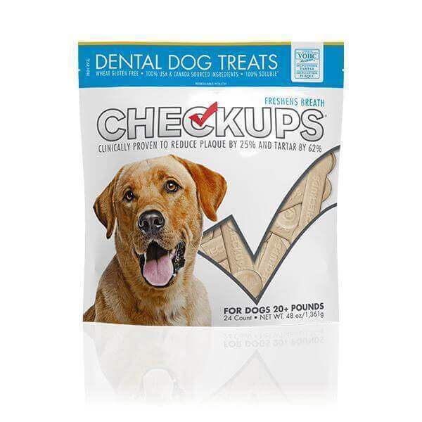 Checkups Dental Dog Treats, 48 oz, 24 ct - Whiskers Nation