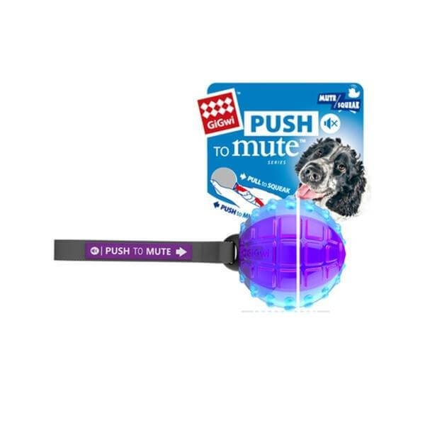 Durable rubber dog toy - Push to mute - Whiskers Nation