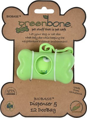 Greenbone Biobase Dispenser & 12 Waste Bags - Whiskers Nation