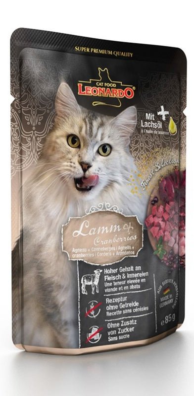 Leonardo lamb and cranberries 85g - Whiskers Nation