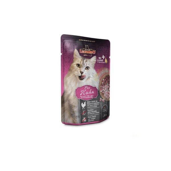 Leonardo pure chicken 85g - Whiskers Nation