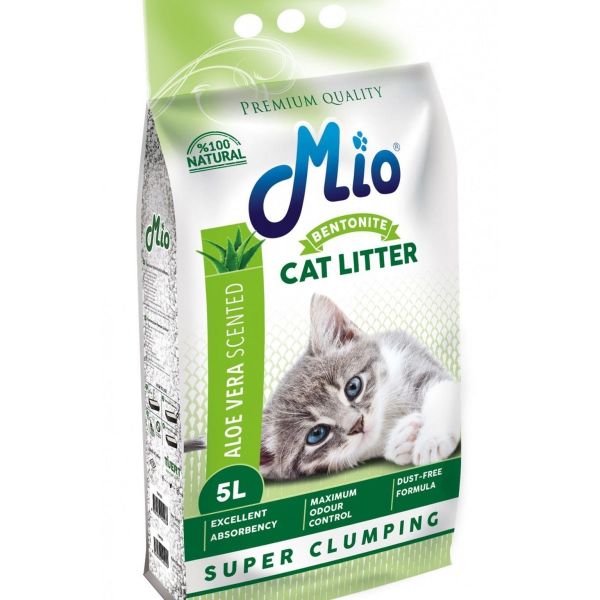 Mio Bentonite Cat Litter Aloe Vera - Whiskers Nation