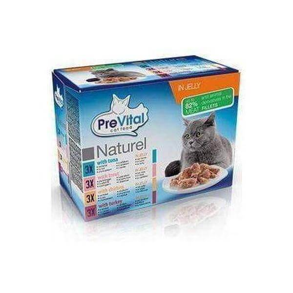 PREVITAL NATUREL 12X85G POUCH IN JELLY - Whiskers Nation