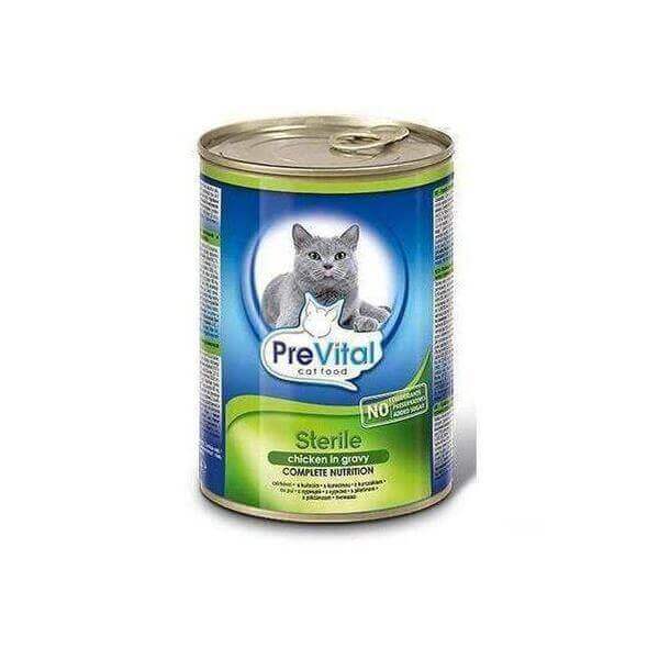 PreVital Sterile Cats Chicken in gravy 415 g - Whiskers Nation