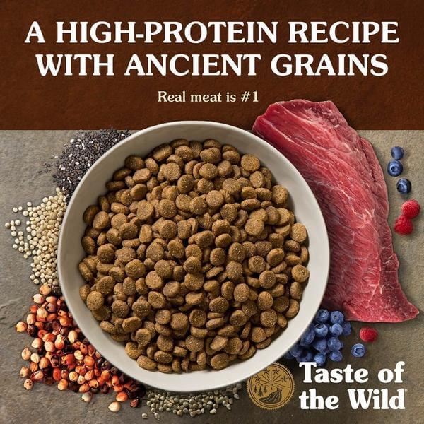 Taste of the Wild Ancient Prairie Canine Recipe with Roasted Bison & Roasted Venison 12,7 kg - Whiskers Nation