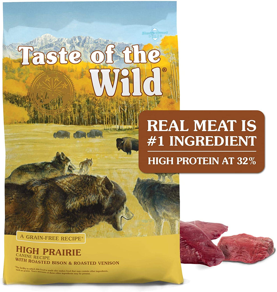 Taste of the wild - High Prairie Canine Grain - Free Recipe with Roasted Bison and Roasted Venison 2kg - Whiskers Nation