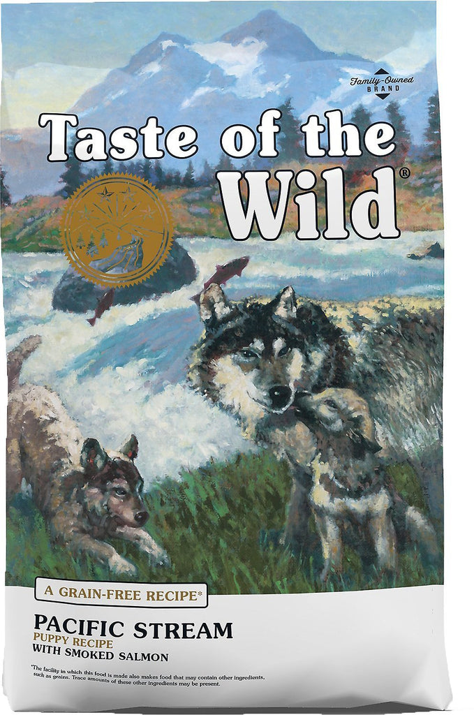 Taste of the wild - Pacific Stream Puppy Grain - Free Recipe with Smoked Salmon 12.2 kg - Whiskers Nation