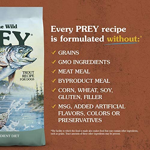 Taste of the Wild Prey - Trout Limited Ingredient Recipe for Dogs 3,6 kg - Whiskers Nation