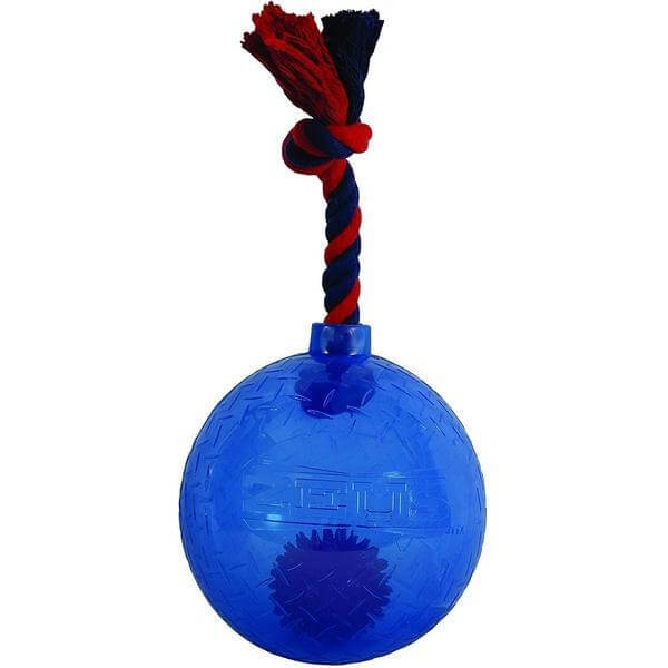 Zeus Spark Tug Ball with Flashing LED - Whiskers Nation