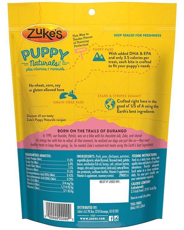 Zuke's vitamins and minerals puppy treats - Whiskers Nation