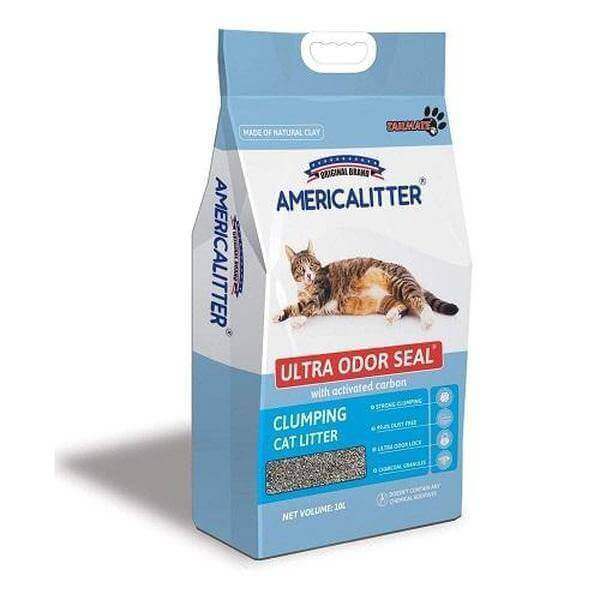 America Litter Clumping odor control-10L/7KG- Unscented-Cats litter-Whiskers Nation
