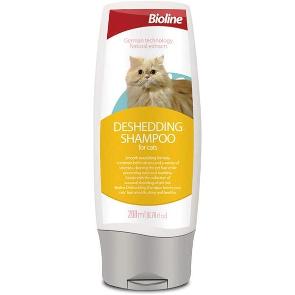 BIOLINE DESHEDDING SHAMPOO FOR CAT 200ML-Bioline-Whiskers Nation