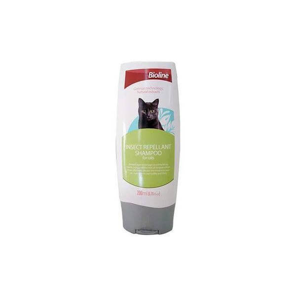 Bioline insect repellant shampoo for cats- 200 ml-Bioline-Whiskers Nation