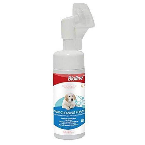Bioline paw cleaning foam for dogs- 150ml-Groom-Whiskers Nation
