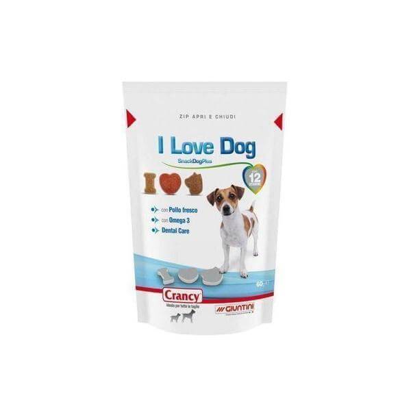 Crancy-I Love Dog- Dog snack all breeds- 12 Vitamins-Dogs food-Whiskers Nation