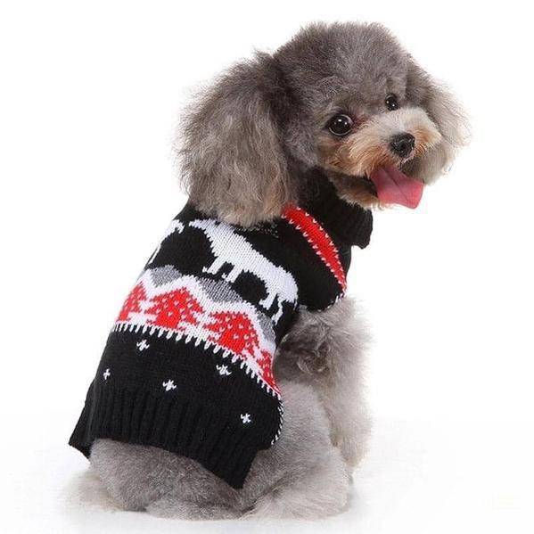 Doggy fashion winter dog sweater for puppies and small breed dogs-Whiskers Nation-Whiskers Nation