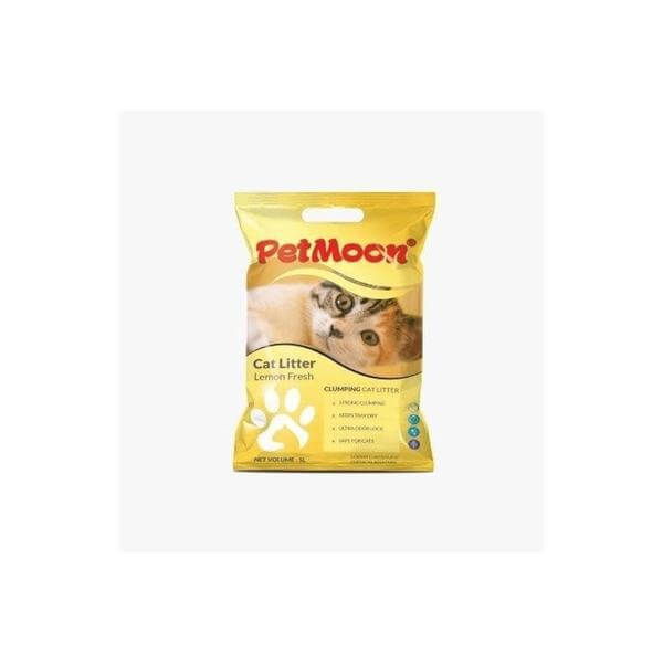 PetMoon Cat litter Lemon 5L-Petmoon-Whiskers Nation