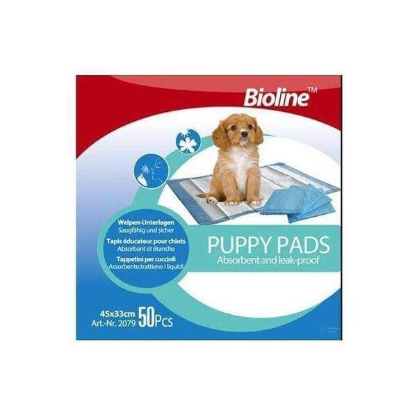 Puppy Training Pads 33x45cm 50pcs-Bioline-Whiskers Nation