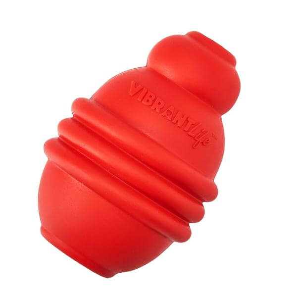 Red Treat Buddy Rubber Chew Toys for Dogs-Vibrant life-Whiskers Nation
