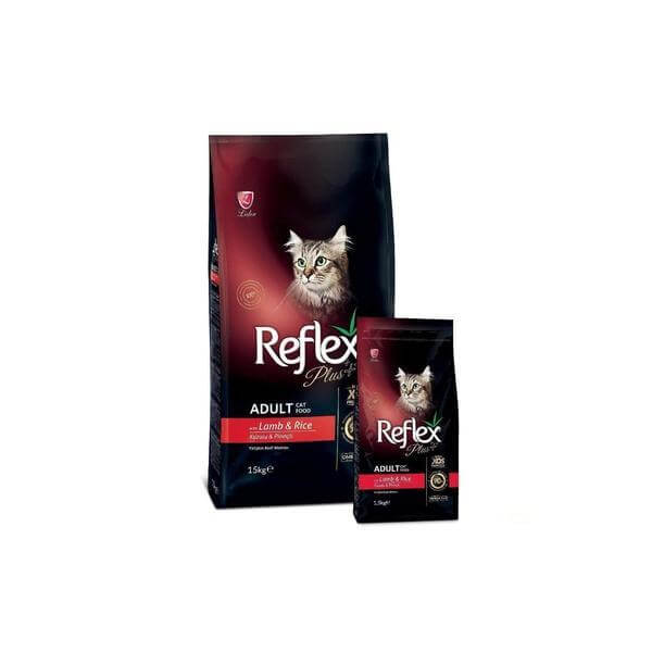Reflex Plus Adult Cat Food Lamb & Rice 15 KG-Spectrum-Whiskers Nation