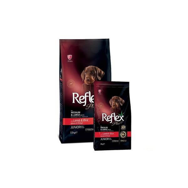 Reflex Plus Junior Dog Food Lamb & Rice- 3KG-Reflex-Whiskers Nation