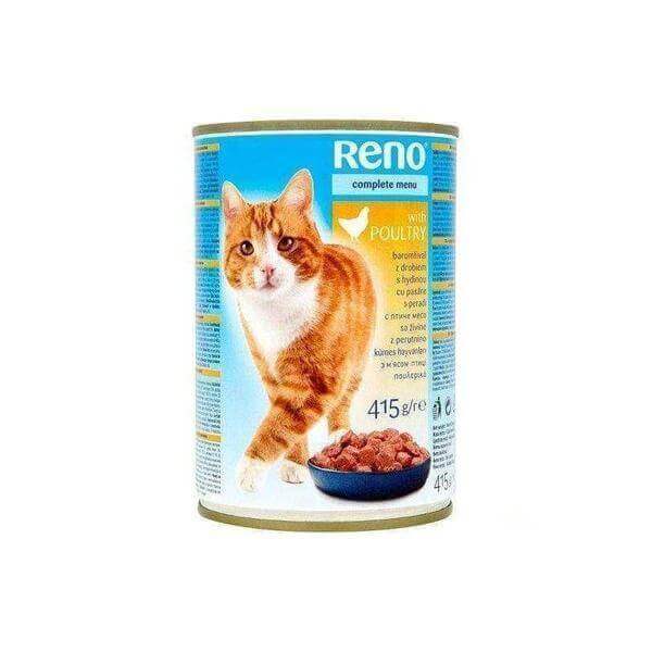 Reno Complete Food for Adult Cats with Chicken 415g-Cats food-Whiskers Nation