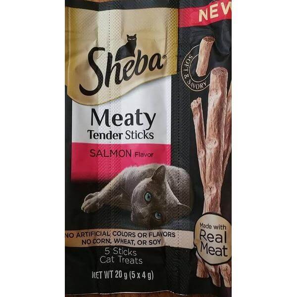 Sheba Meaty Tender Sticks Salmon Flavor - 5 Sticks-Sheba-Whiskers Nation